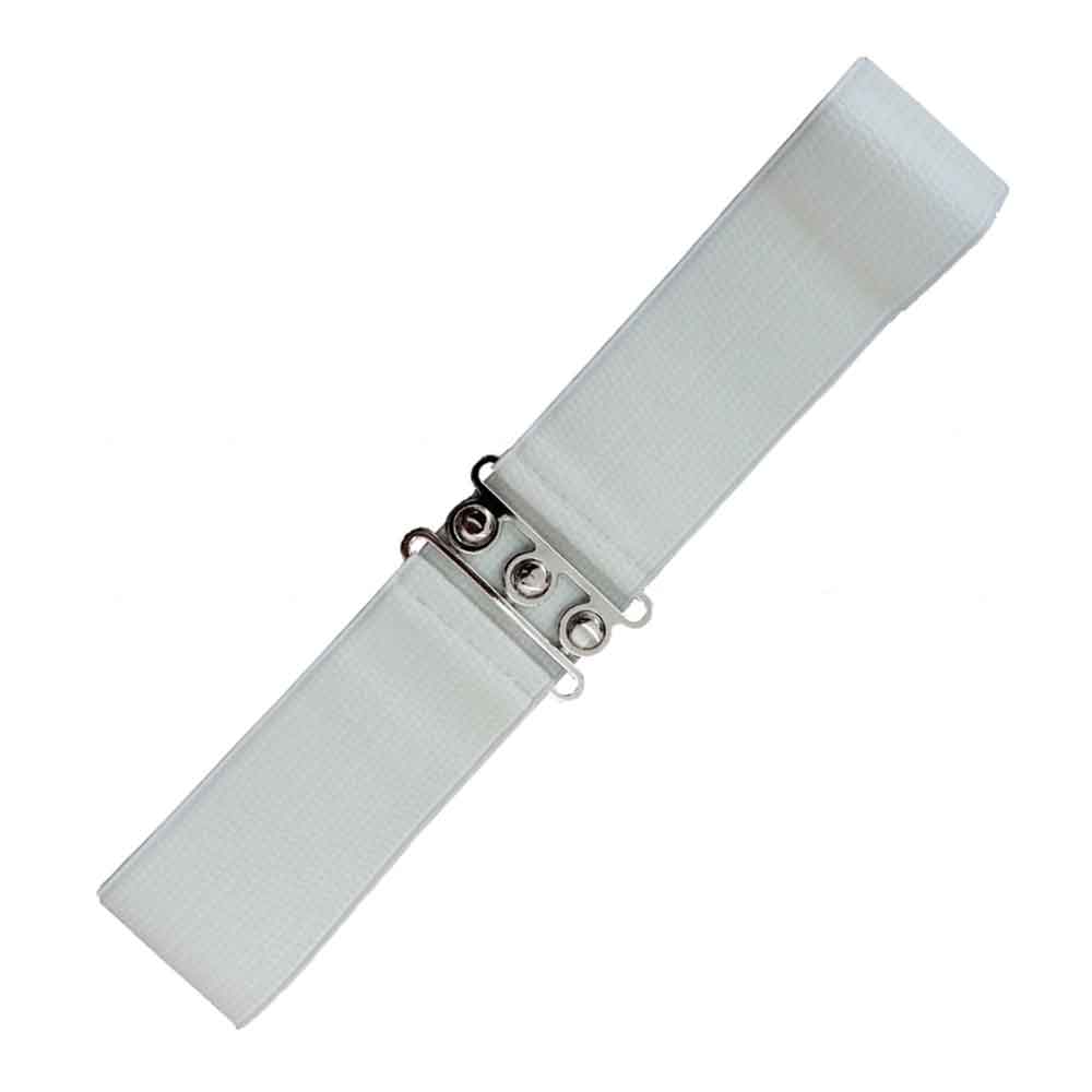 Banned - Vintage Stretch Waist belt - White